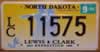 North Dakota Lewis & Clark  Expedition License Plate