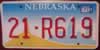 Nebraska Skyline License Plate
