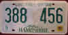 New Hampshire Live Free or Die License Plate