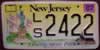 New Jersey Liberty State Park License Plate