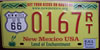 New Mexico Route 66  License Plate