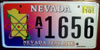 Nevada Atomic Test Site License Plate