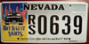 Nevada Rock and Roll License Plate