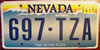 Nevada Flat License Plate