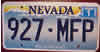 Nevada The Silver State License Plate