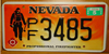 Professional Firefighter Fireman Nevada License Plate