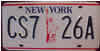 New York Statue of Liberty License Plate