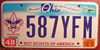 Ohio Boy Scouts of America License Plate