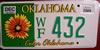 Oklahoma Color Oklahoma License Plate