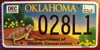 Oklahoma Lizard Wildlife Conservation License Plate