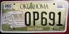 Oklahoma RV State Parks License Plate