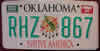 Oklahoma Native America Indian Shield License Plate