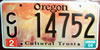 Oregon Cultural Trust License Plate