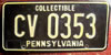 Pennsylvania Collectible License Plate