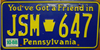 Pennsylvania You've Got A Friend in License Plate