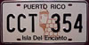 Puerto Rico Morro Castle Isla Del Encanto License Plate Borinquen