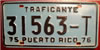 Puerto Rico Traficante Used Car Dealer License Plate
