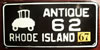Rhode Island 1967 Antique License Plate