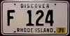 Rhode Island Discover License Plate
