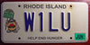 Rhode Island Help End Hunger License Plate