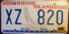 Rhode Island Sailboat License Plate