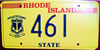 Rhode Island State Vehicle  License Plate