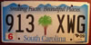 South Carolina Flat License Plate