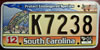 South Carolina Turtle License Plate