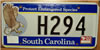 South Carolina Eagle Environmental License Plate