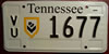 Tennessee License Plate