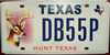 Texas Deer Hunter License Plate