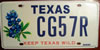 Texas Keep Texas Wild License Plate