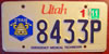 Utah EMT Emergency Medical Technician License Plate