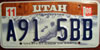 Utah Greatest Snow On Earth New Issue License Plate