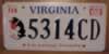 Virginia Im Animal Friendly License Plate