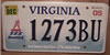 Virginia Boat Owners Association License Plate