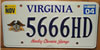 Virginia Harley Davidson License Plate