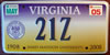 Virginia James Madison University License Plate