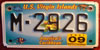 U.S. Virgin Islands Motorcycle License Plate