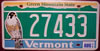 Vermont Falcon Conservation License Plate