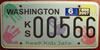 Washington Keep Kids Safe License Plate