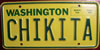 Washington Vanity License Plate