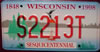 Wisconsin License Plate