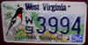 West Virginia Grosbeak Wildlife License Plate