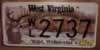 West Virginia Deer Wildlife License Plate