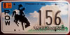 Wyoming POW License Plate