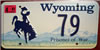 Wyoming Ex Prisoner of War License Plate